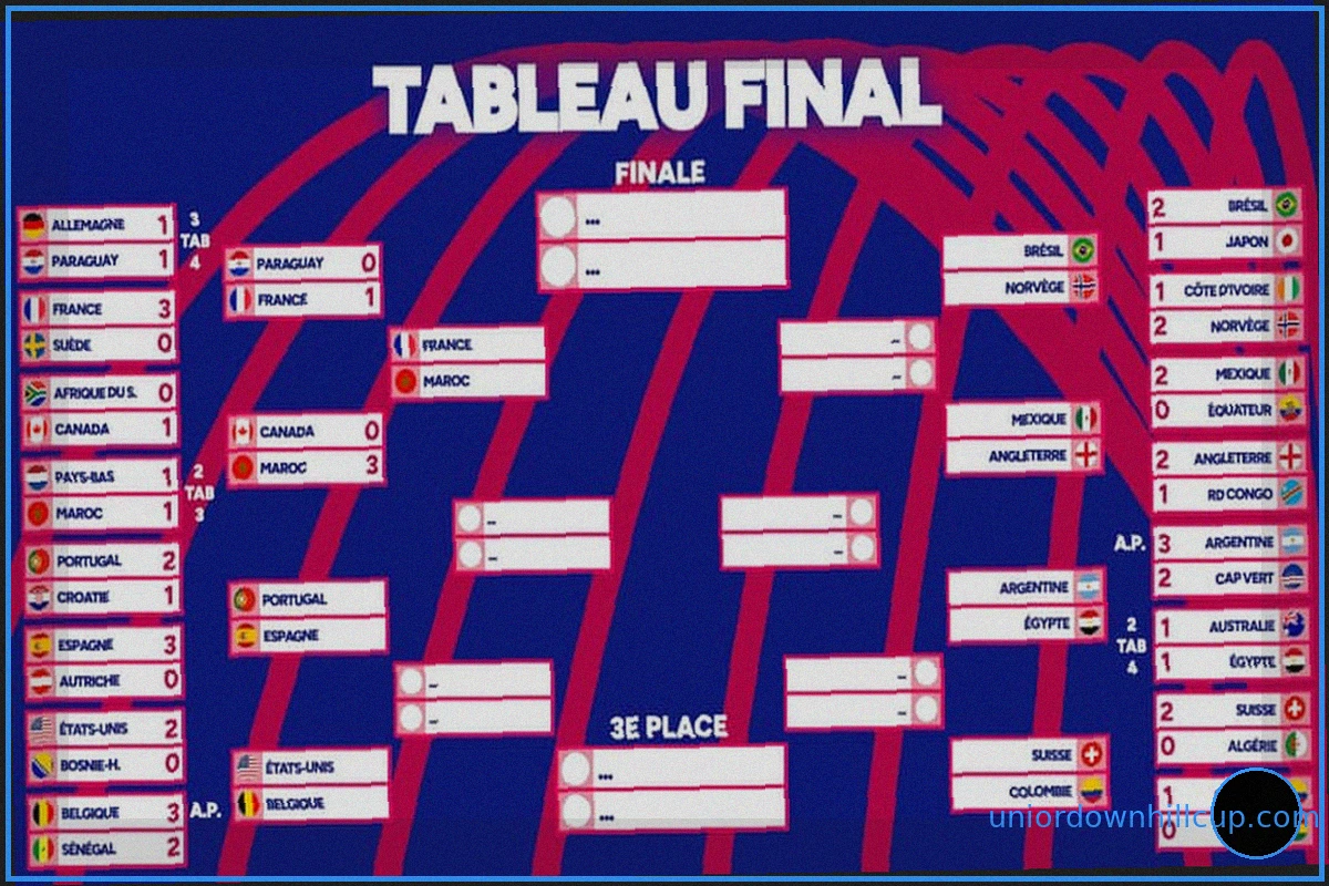 Coupe du monde : La France se sort du piège paraguayen et défiera le Maroc en quart, résultats et classements