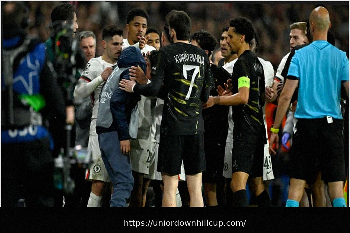Preview PSG-Chelsea: Pedro Neto’s Frustration Leads to Ball Boy Incident, Sparks Late-Game Tension